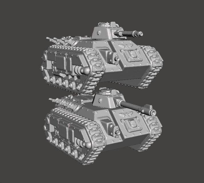 6MM 8MM SCALE IMPERIAL GUARDIANS APC TANKS MINIATURE MODELS FOR SCIFI GAMES