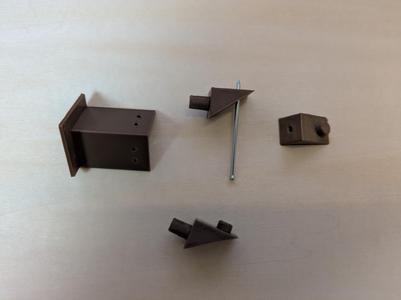 Shelf support - 5mm / incl. marking aid