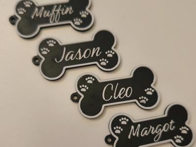 personalized dog name keychain