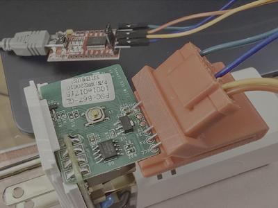 Flashing clip for Sonoff S31 (no pogo pins)