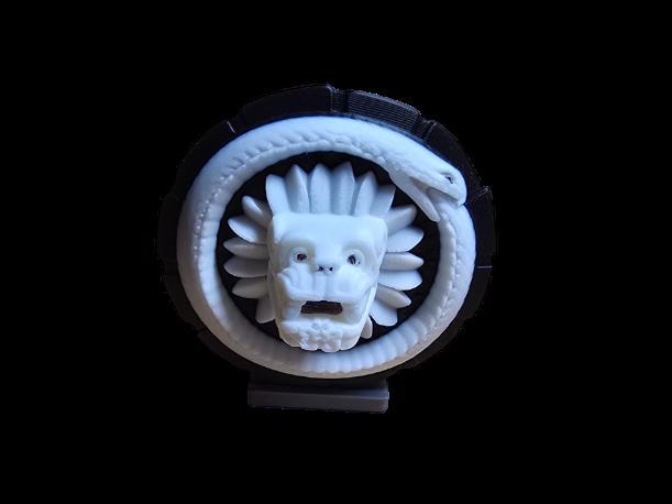 Quetzalcoatl Pendant – Feathered Serpent Design