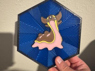 #423 Gastrodon Hex Wall Art