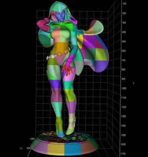 Raven DC Comics Lifesize Raven Ready to Print