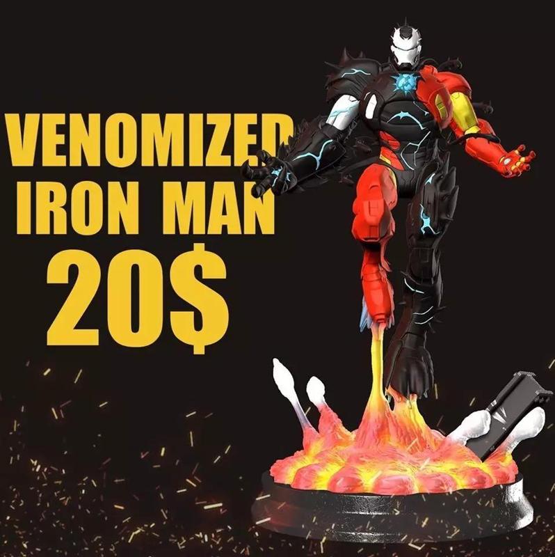 Venomized Iron Man Special Edition 1GB  Marvel Venom Free Bonus