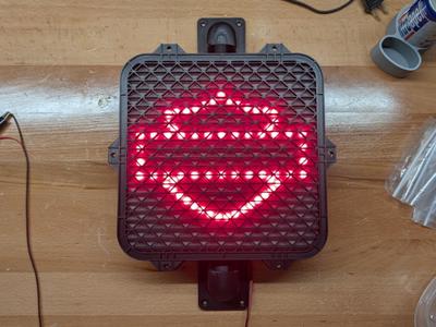 Harley Davidson crosswalk style light
