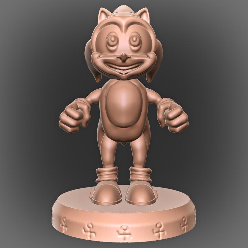 Sonic The Hedgehog funny face