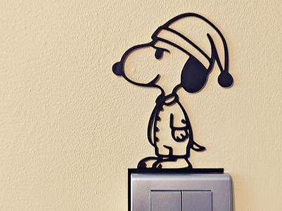 Snoopy Light Switch / Outlet Decoration – Model 34