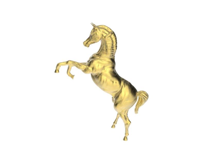 Arabic Horse in prancing position