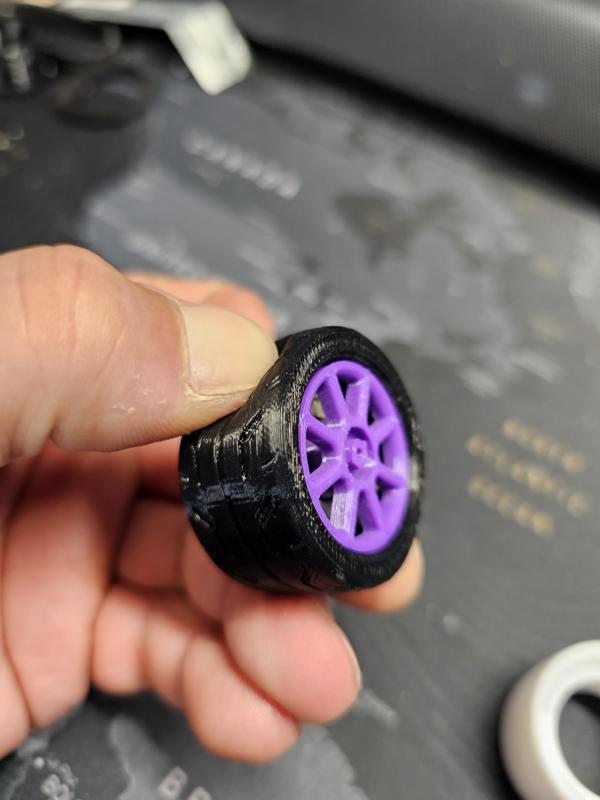 Wheel Spinning Keyring / key ring rim
