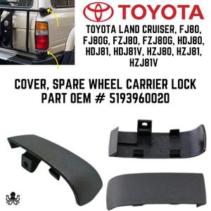 *Cover for Spare Wheel Support Toyota Land Cruiser HDJ80 Part OEM # 51939-60020*