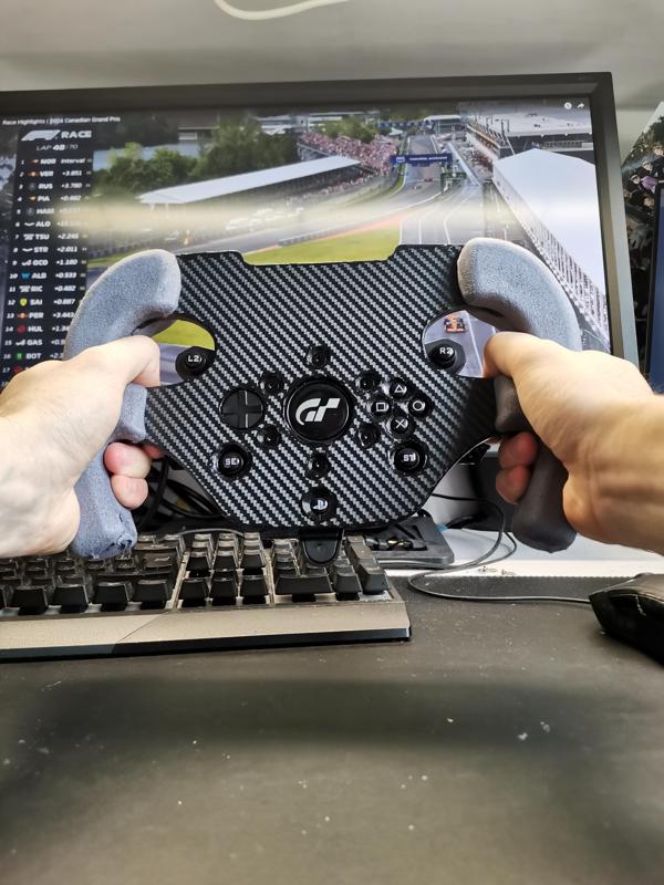 F1 steering wheel (Thrustmaster T300)  + paddle shifters