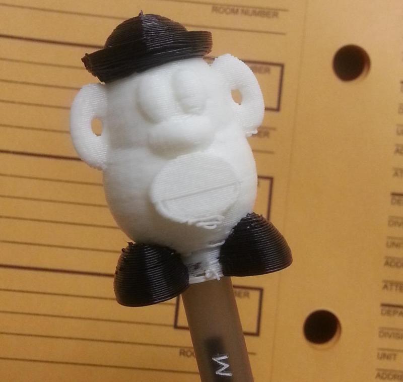 Mini mr potato head pencil topper