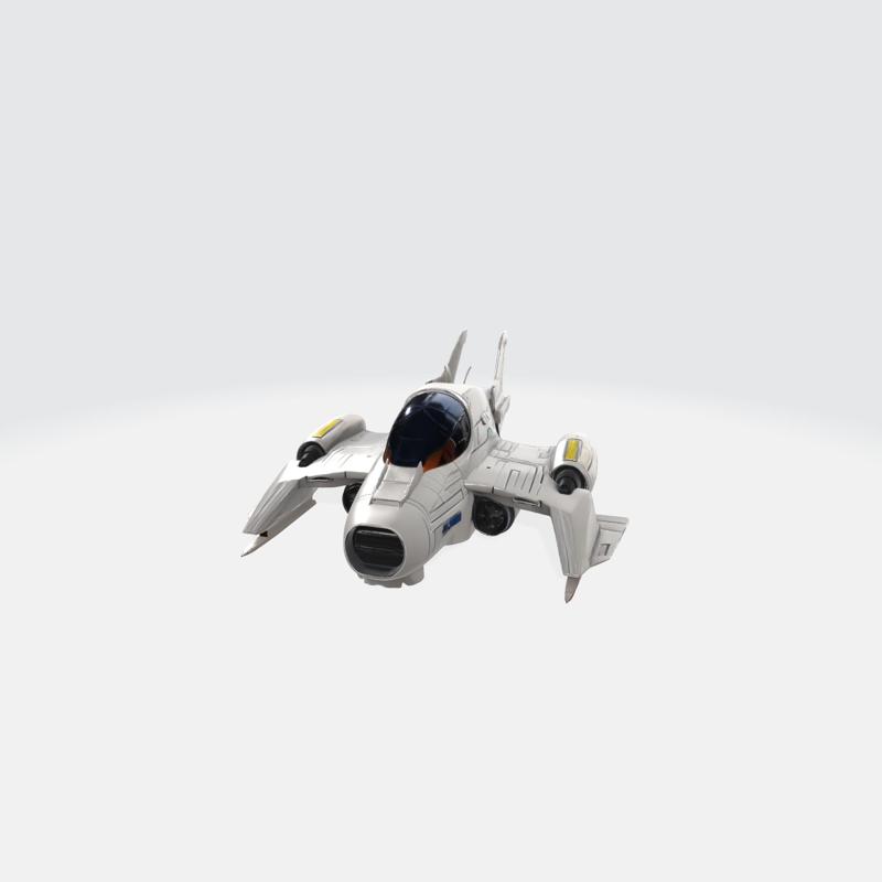 Futuristic Sci-Fi Fighter Spacecraft