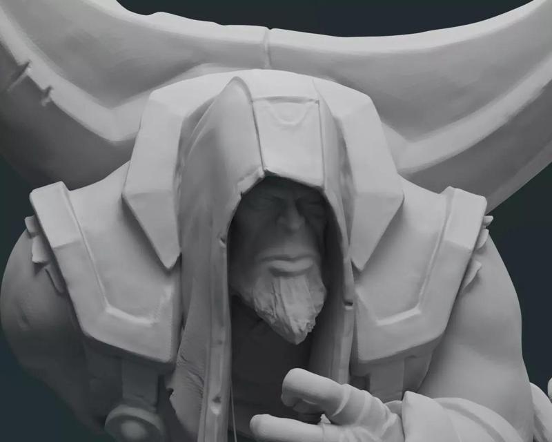 League of Legends Yorick Statue 3D model stl file