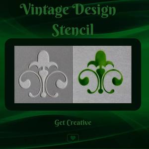 Vintage Design   Stencil
