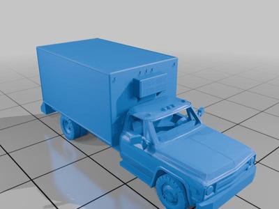 Cube Van Reefer Truck - N Scale (1:160)