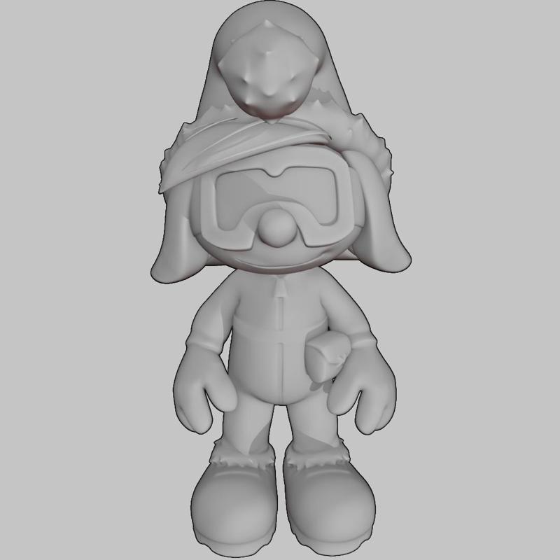 THE SMURFS - Girl Snow Suit Smurf