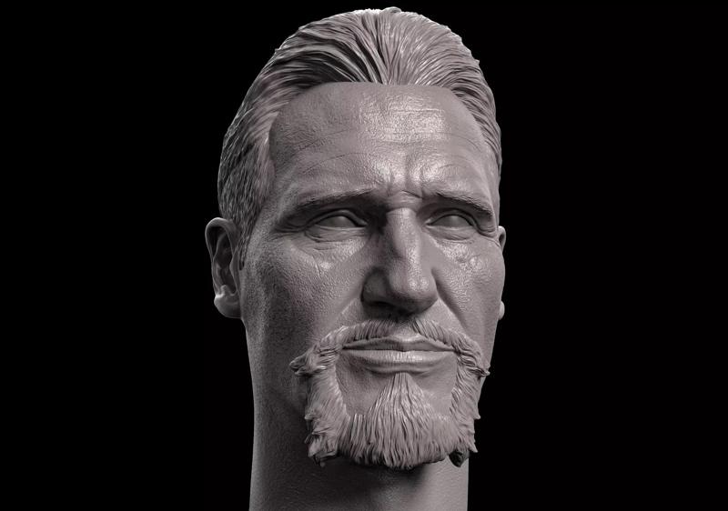 Liam Neeson Ras al Ghul Head