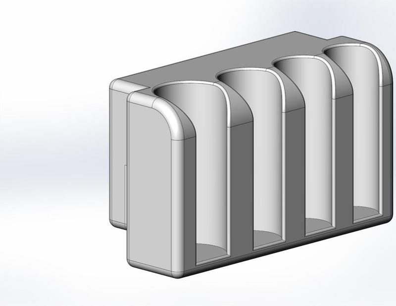 2009-2014 F150 Super Crew Center Console Coin Holder (using the business card holder)