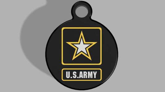 United States Army Keyring