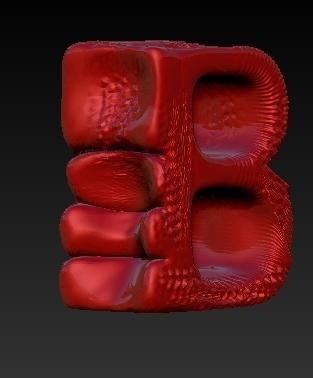 Letter B – Sculptural Desk Decor