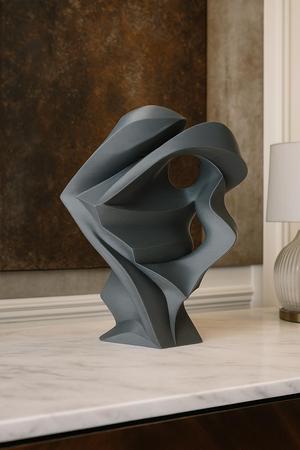 Eclipse Form Sculpture – Modern Abstract Art