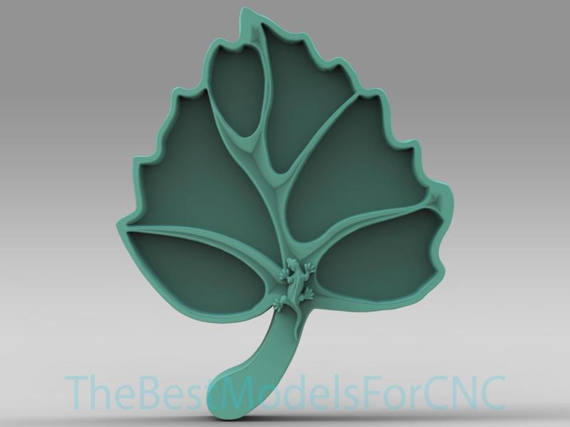 3D Model STL File for CNC Router Laser & 3D Printer Salamander Plate