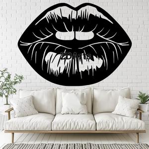 Lips 2D Wall Art/Window Art - Digital STL & SVG File