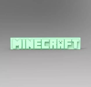 Minecraft logo 3D