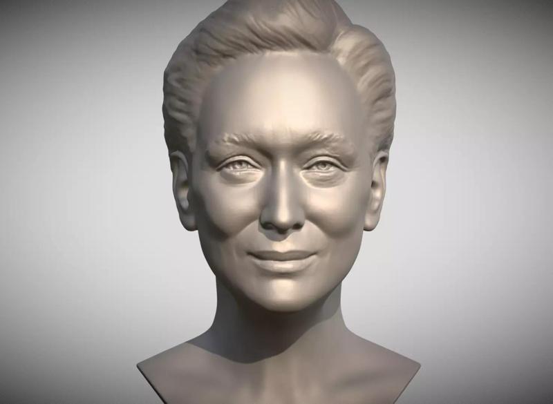 Meryl Streep bust
