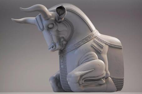 Mesopotamia Persepolis Sacred Bull Sculpture