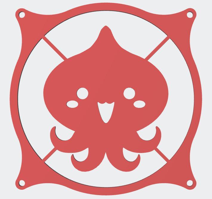 Overwatch Pachimari 120mm Fan Cover