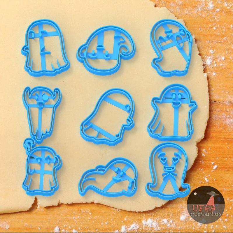 9 Ghost Cookie cutter x 9 halloween
