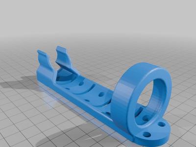 Tactical Hot-Sauce Holder (paracord, bungee and lasercut molle) based on design by 3DSM0815