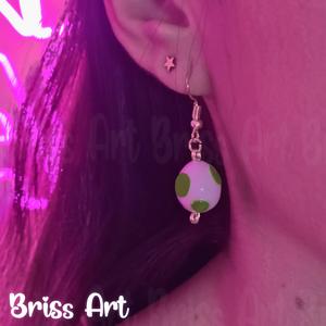 Earrings Egg Earrings yoshi Mario Bross 3D