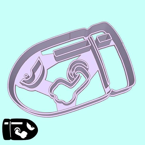 The Super Mario Bros. cookie cutters - Bullet Bill (style 1)