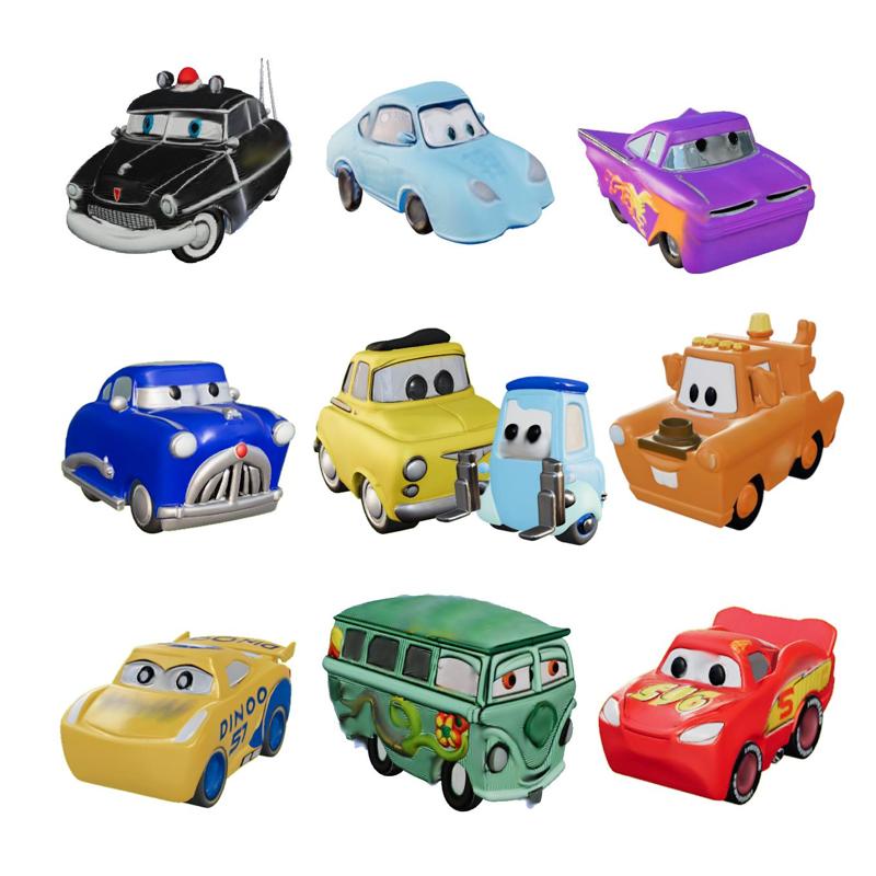 10 POP cars flash sally hudson martens luigi guido filmore fanart