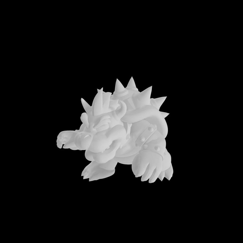 MARIO BOWSER STATUE 1