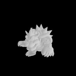 MARIO BOWSER STATUE 1