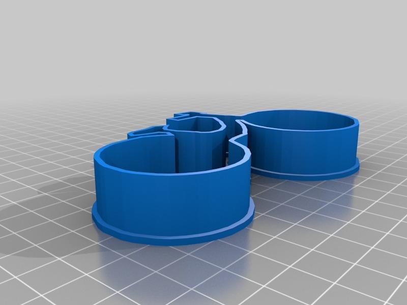 3 bicycle cookie cutters