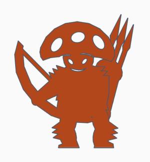 Mushroom Man Archer