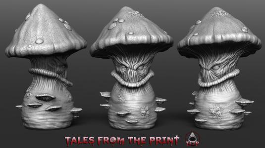 Mushroom - Myconid - Bust One part and multipart versions HIGH QUALITY by Tales From The Print