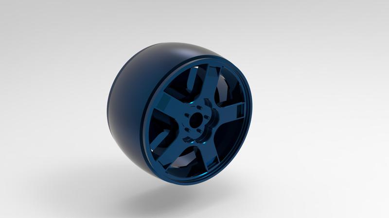 5-spoke rc car Rim First Model