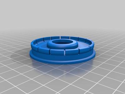 Filament Spool Adapters with Skate Bearing
