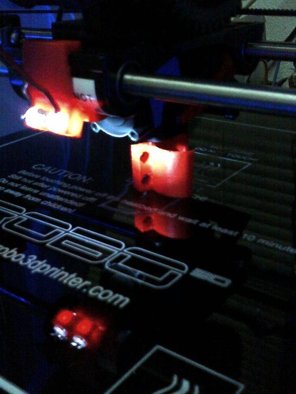 Robo3D Led support on X Carriage