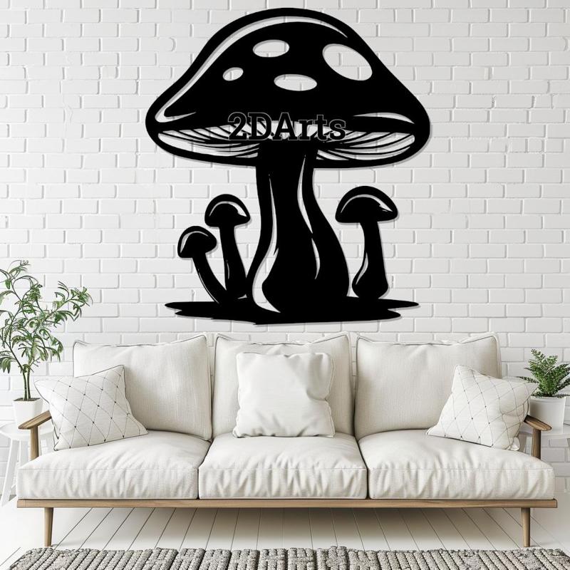 Mushroom 2D Wall Art/Window Art