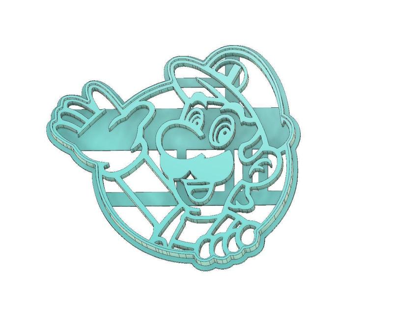 LUIGI COOKIE CUTTER, MARIO BROS COOKIE CUTTER, SUPER MARIO BROS COOKIE CUTTER, COOKIE CUTTER, FONDANT CUTTER