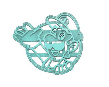 LUIGI COOKIE CUTTER, MARIO BROS COOKIE CUTTER, SUPER MARIO BROS COOKIE CUTTER, COOKIE CUTTER, FONDANT CUTTER
