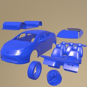 Opel Ampera 2011 PRINTABLE CAR IN SEPARATE PARTS