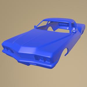 Buick Riviera GS Boattail 1971 PRINTABLE CAR BODY